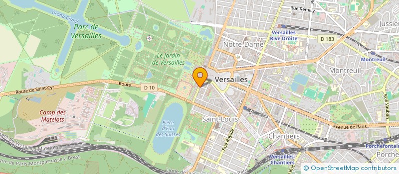 localisation de l'entreprise MADAME ANNE DUMESTE à VERSAILLES