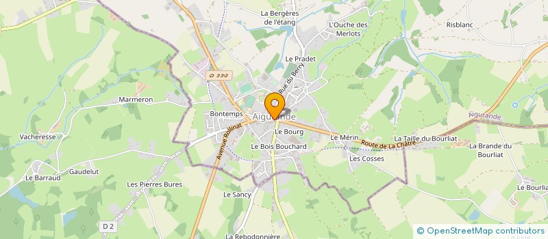 localisation de l'entreprise MADAME ANNE DUPEUX à AIGURANDE
