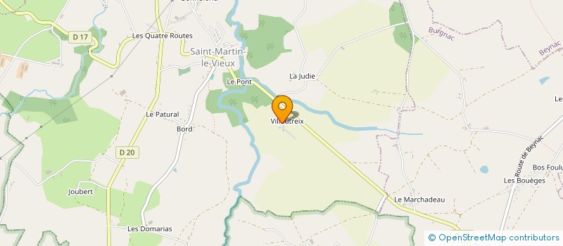 localisation de l'entreprise MADAME ANNE DUPIECH à LIMOGES