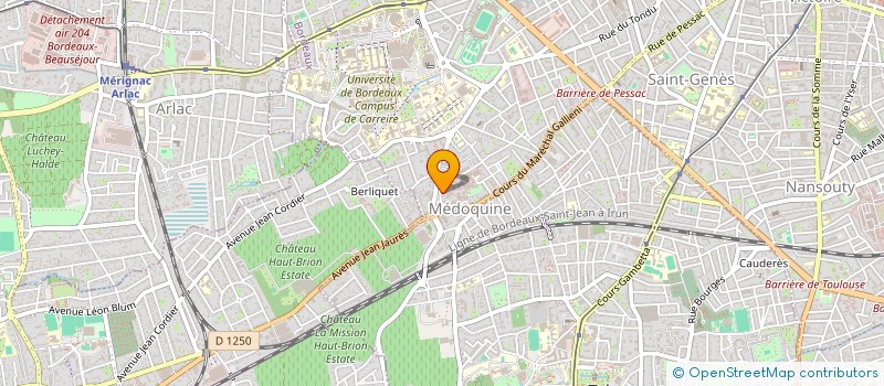 localisation de l'entreprise MADAME ANNE DUPUIS à BORDEAUX