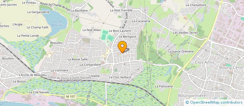 localisation de l'entreprise MADAME ANNE DURAND à COUERON