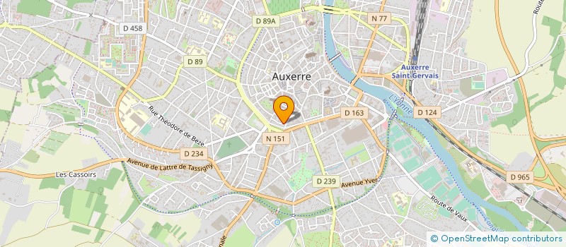 localisation de l'entreprise MADAME ANNE DURANTON à AUXERRE