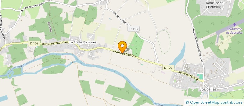 localisation de l'entreprise MADAME ANNE DUREAU  RIVES-DU-LOIR-EN-ANJOU