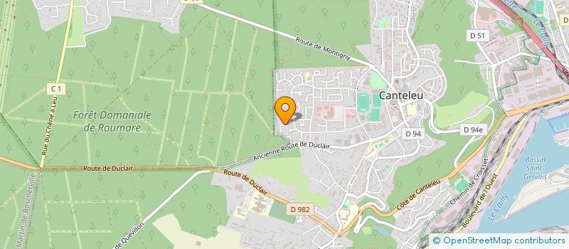 localisation de l'entreprise MADAME ANNE DUREL à CANTELEU