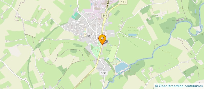 localisation de l'entreprise MADAME ANNE DUROI  BRULON