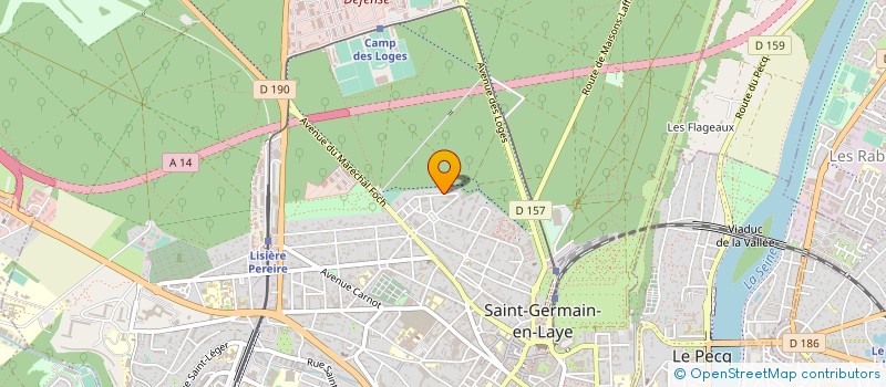 localisation de l'entreprise MADAME ANNE DUROU à SAINT-GERMAIN-EN-LAYE