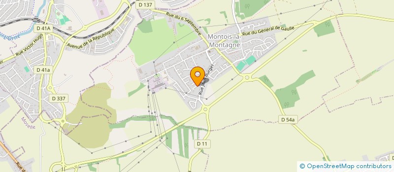 localisation de l'entreprise MADAME ANNE DURRMEYER à MONTOIS-LA-MONTAGNE