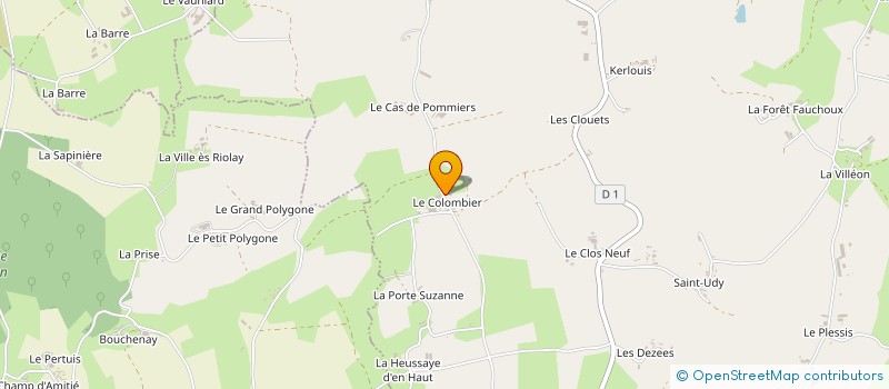 localisation de l'entreprise MADAME ANNE DUTHOIT à LE MENE