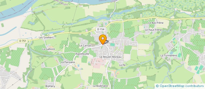 localisation de l'entreprise MADAME ANNE DUVAL à OREE-D'ANJOU