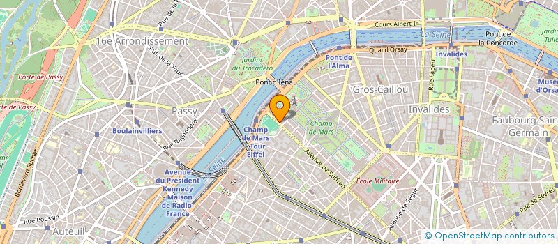 localisation de l'entreprise MADAME ANNE DUVAL  PARIS