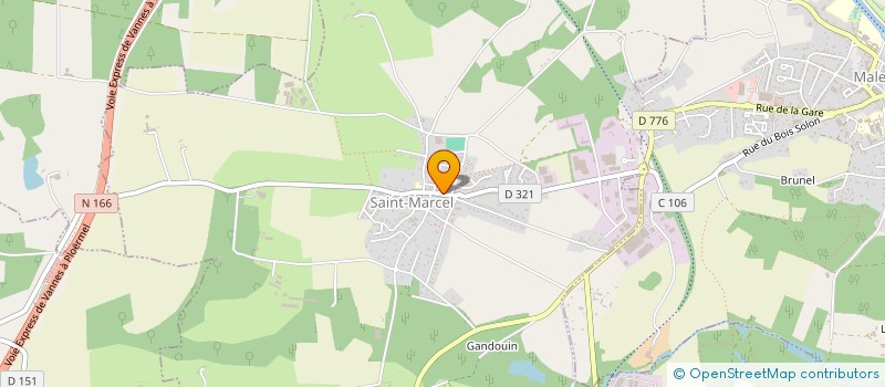 localisation de l'entreprise MADAME ANNE DUVAL à SAINT-MARCEL