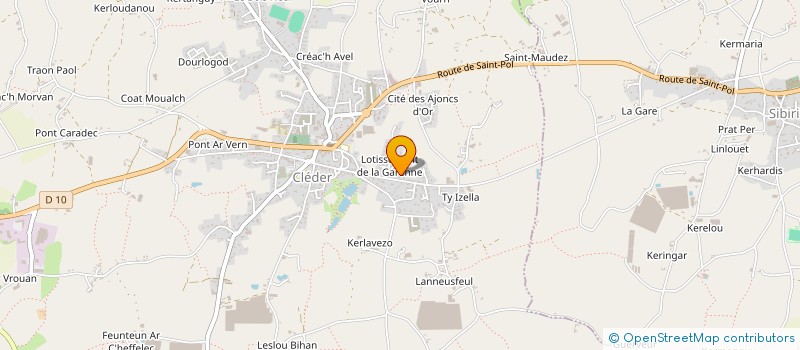 localisation de l'entreprise MADAME ANNE EDERN  CLEDER