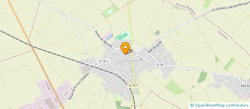 localisation de l'entreprise MADAME ANNE-EDITH AKODJENOU  AVANTON