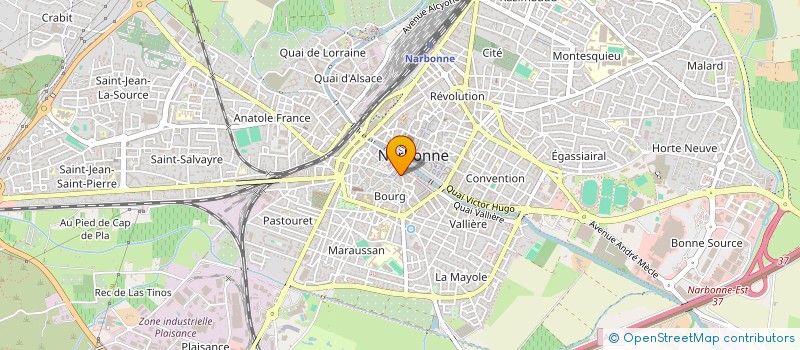 localisation de l'entreprise MADAME ANNE EGEA à NARBONNE