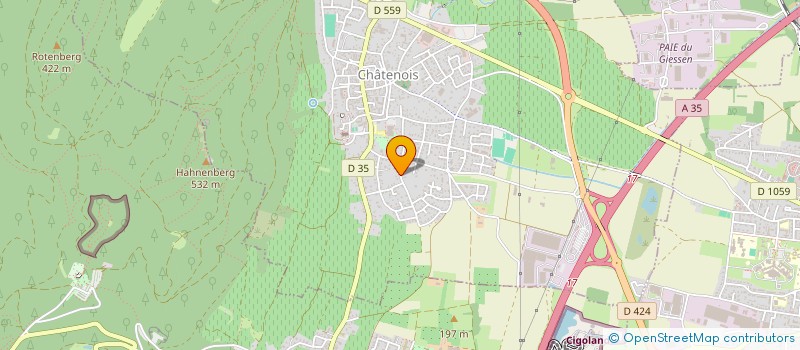 localisation de l'entreprise MADAME ANNE EGELE  CHATENOIS