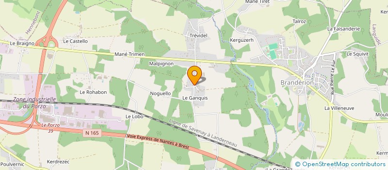 localisation de l'entreprise MADAME ANNE EHOUARNE  KERVIGNAC