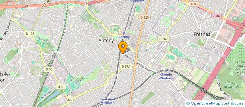 localisation de l'entreprise MADAME ANNE EICHNER à ANTONY