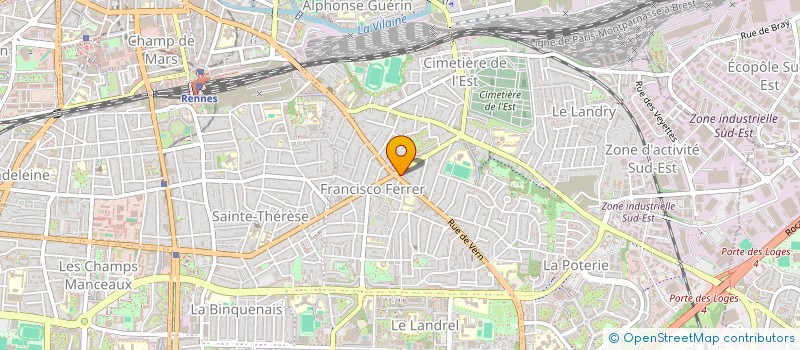 localisation de l'entreprise MADAME ANNE ELISABETH ANDRE  RENNES