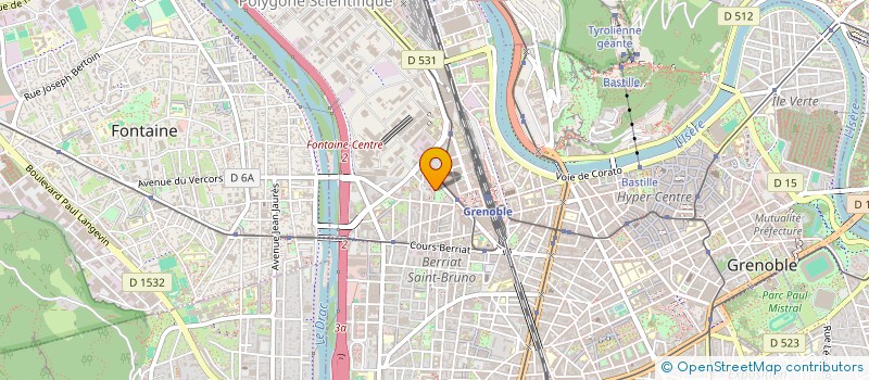 localisation de l'entreprise MADAME ANNE-ELISABETH BOZON-VERDURAZ  GRENOBLE