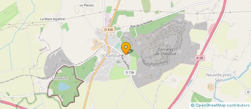 localisation de l'entreprise MADAME ANNE-ELISABETH COLAS à CHAILLOUE