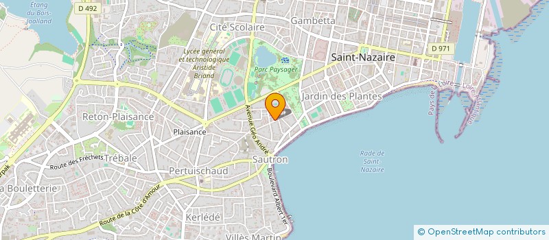 localisation de l'entreprise MADAME ANNE ELISABETH COURTAIS  SAINT-NAZAIRE