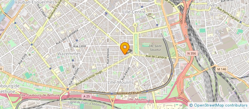 localisation de l'entreprise MADAME ANNE ELISABETH FRION  LILLE