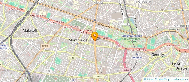 localisation de l'entreprise MADAME ANNE-ELISABETH HAMELLE  MONTROUGE