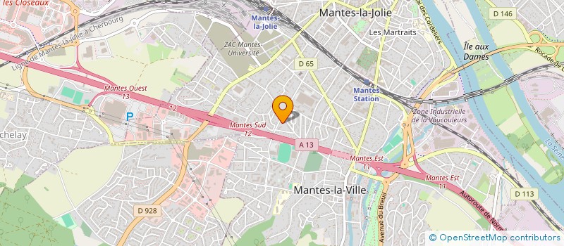 localisation de l'entreprise MADAME ANNE-ELISABETH ISMAEL  MANTES-LA-VILLE