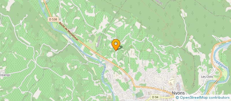 localisation de l'entreprise MADAME ANNE-ELISABETH KLEIN  NYONS