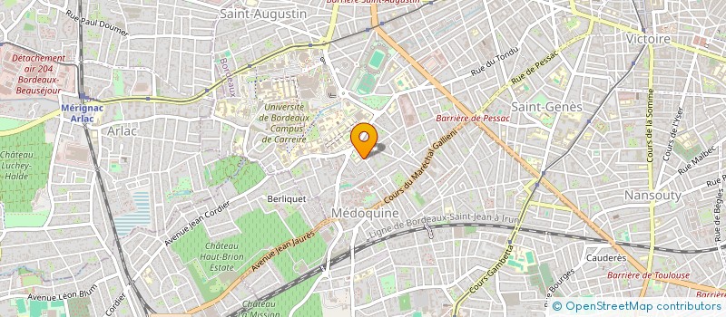 localisation de l'entreprise MADAME ANNE-ELISABETH LOZANO  BORDEAUX