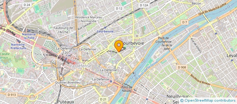 localisation de l'entreprise MADAME ANNE-ELISABETH MANDJEE REHAMTULAH à COURBEVOIE
