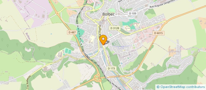 localisation de l'entreprise MADAME ANNE ELISABETH MOTUELLE  BOLBEC