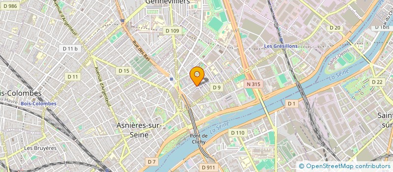 localisation de l'entreprise MADAME ANNE-ELISE CARREAU  GENNEVILLIERS