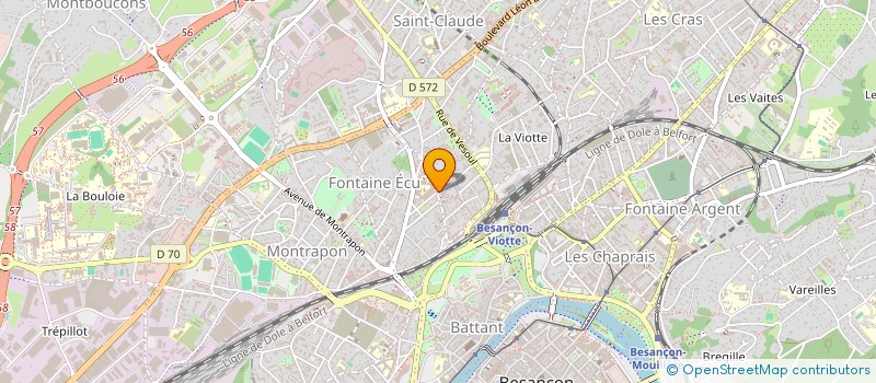 localisation de l'entreprise MADAME ANNE-ELISE CHAPOT  BESANCON