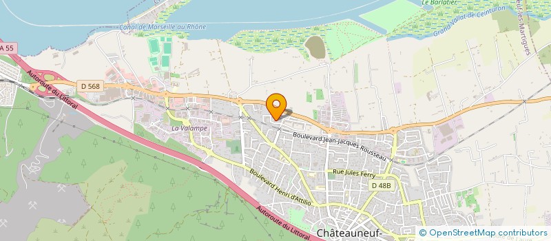 localisation de l'entreprise MADAME ANNE ELIZABETH CECILLON  CHATEAUNEUF-LES-MARTIGUES