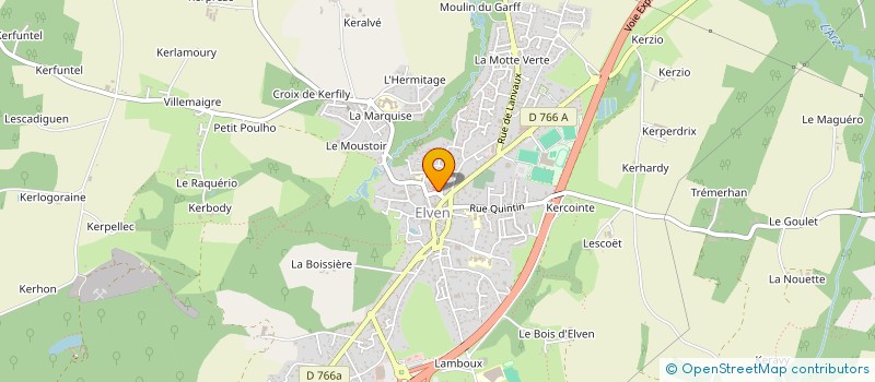 localisation de l'entreprise MADAME ANNE ELOI à ELVEN