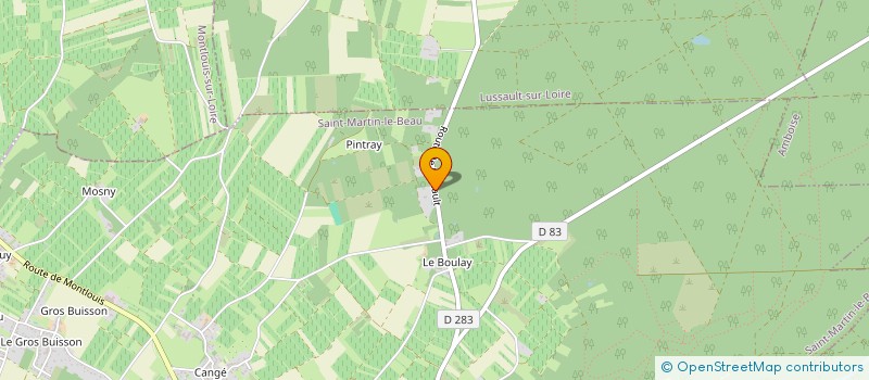 localisation de l'entreprise MADAME ANNE-EMILIE LEPRETRE  SAINT-MARTIN-LE-BEAU