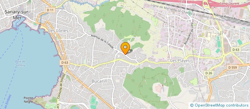 localisation de l'entreprise MADAME ANNE EMMANUELLE BRIAND à SIX-FOURS-LES-PLAGES