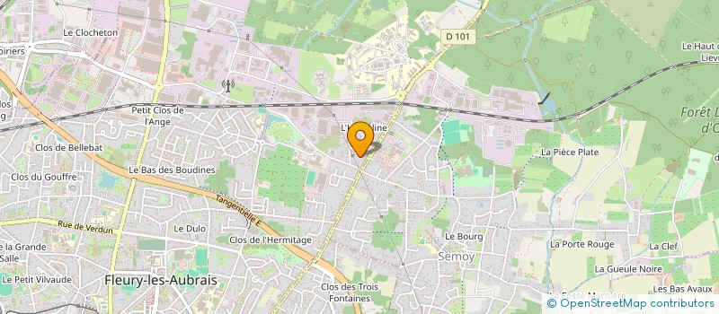 localisation de l'entreprise MADAME ANNE-EMMANUELLE DEGRAEVE  FLEURY-LES-AUBRAIS