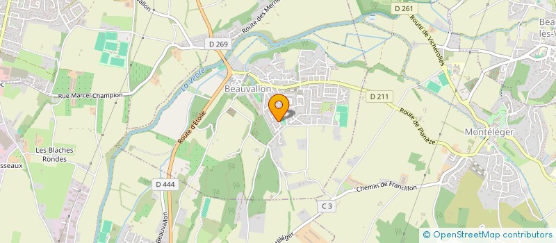 localisation de l'entreprise MADAME ANNE-EMMANUELLE MOLLE  BEAUVALLON