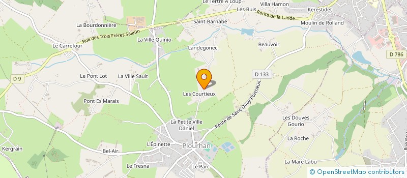 localisation de l'entreprise MADAME ANNE EOUZAN  PLOURHAN