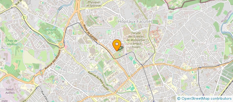 localisation de l'entreprise MADAME ANNE ESCANDE à MONTPELLIER