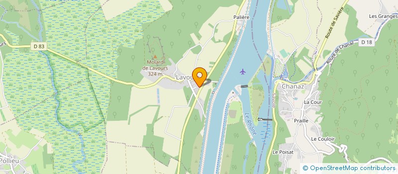 localisation de l'entreprise MADAME ANNE ESNAULT  LAVOURS