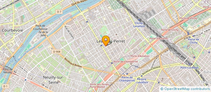 localisation de l'entreprise MADAME ANNE ESNAULT à LEVALLOIS-PERRET