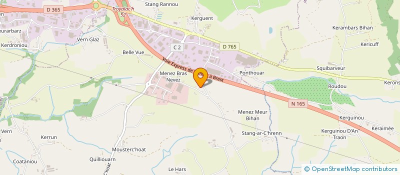 localisation de l'entreprise MADAME ANNE ESPERN à SAINT-EVARZEC