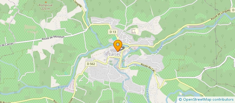 localisation de l'entreprise MADAME ANNE-ESTELLE PRUVOST à CARCES