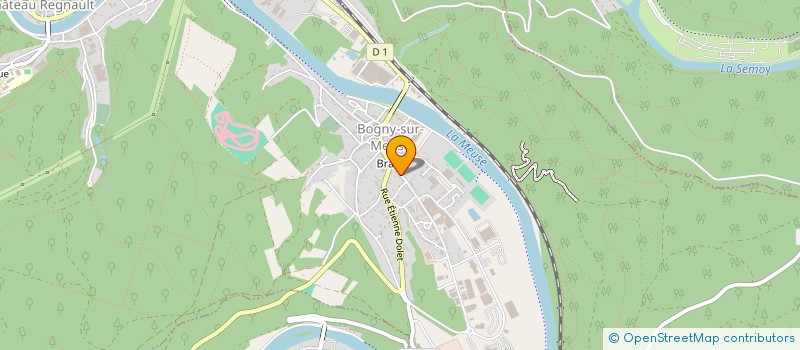 localisation de l'entreprise MADAME ANNE ETIENNE  BOGNY-SUR-MEUSE