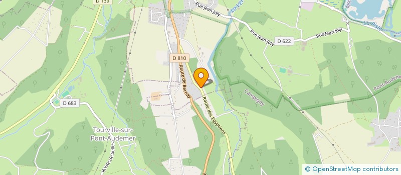 localisation de l'entreprise MADAME ANNE EUDELINE  SAINT-GEORGES-DU-VIEVRE