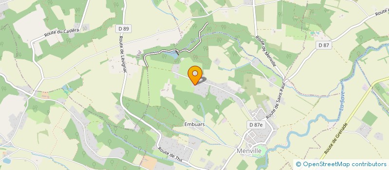 localisation de l'entreprise MADAME ANNE EVANNO  MENVILLE