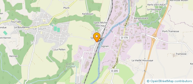 localisation de l'entreprise MADAME ANNE EZANIC à LE SOURN